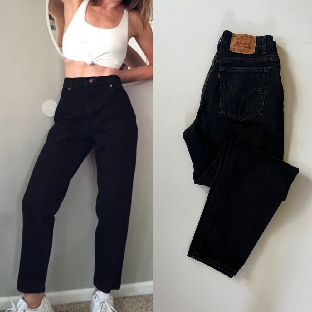 Vintage Levi’s 550 high rise jeans